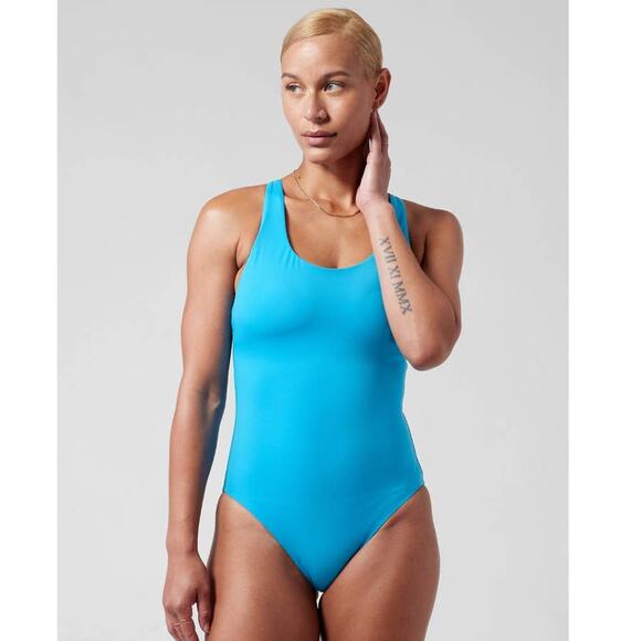 Athleta Other - NWT Athleta Malibu one piece swimsuit - MEDIUM - santorini blue - MEDIUM